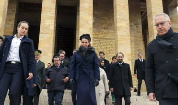 Macaristan Cumhurbaşkanı Katalin Novak’tan Anıtkabir’e ziyaret
