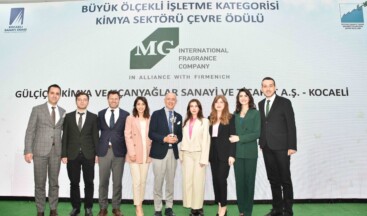 MG INTERNATIONAL FRAGRANCE COMPANY ÇEVRE ÖDÜLÜ ALDI!