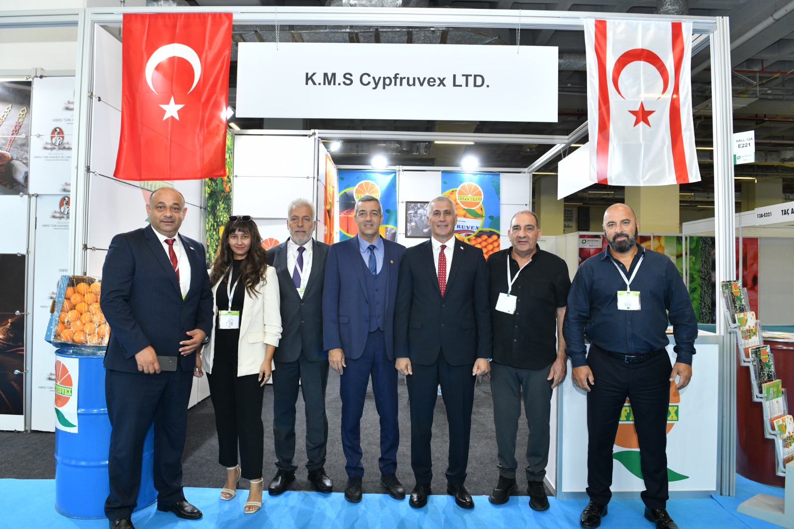 KIBRISLI NARENCİYECİLER KKTC EKONOMİ BAKANI OLGUN AMCAOGLU’NUN KATILIM İLE TÜYAP’TA BULUŞUYOR