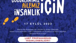 LGBT DAYATMASINA DUR DİYOR VE LGBT PROPAGANDASI YASAKLANSIN İSTİYORUZ!