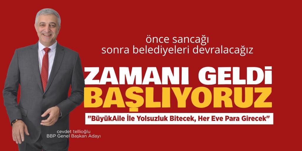 BBP’DE RÜZGAR CEVDET TELLİOĞLU’NDAN YANA DÖNDÜ