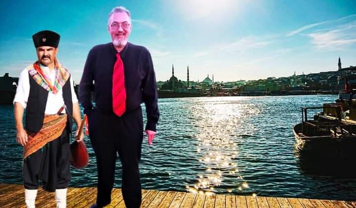AKSARAYLI OZAN HASAN CANSU İLE SİNEMA OYUNCUSU GÖKTEN ÖZTÜRK’ÜN ŞİİR ATIŞMASI