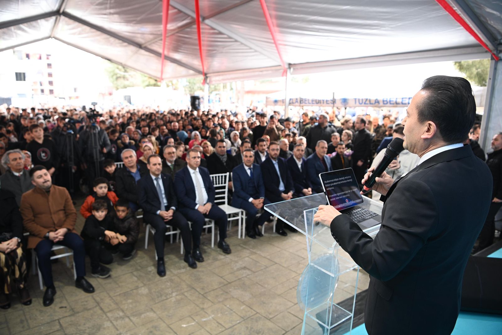 TUZLA BARIŞ MANÇO ORTAOKULU AÇILDI…