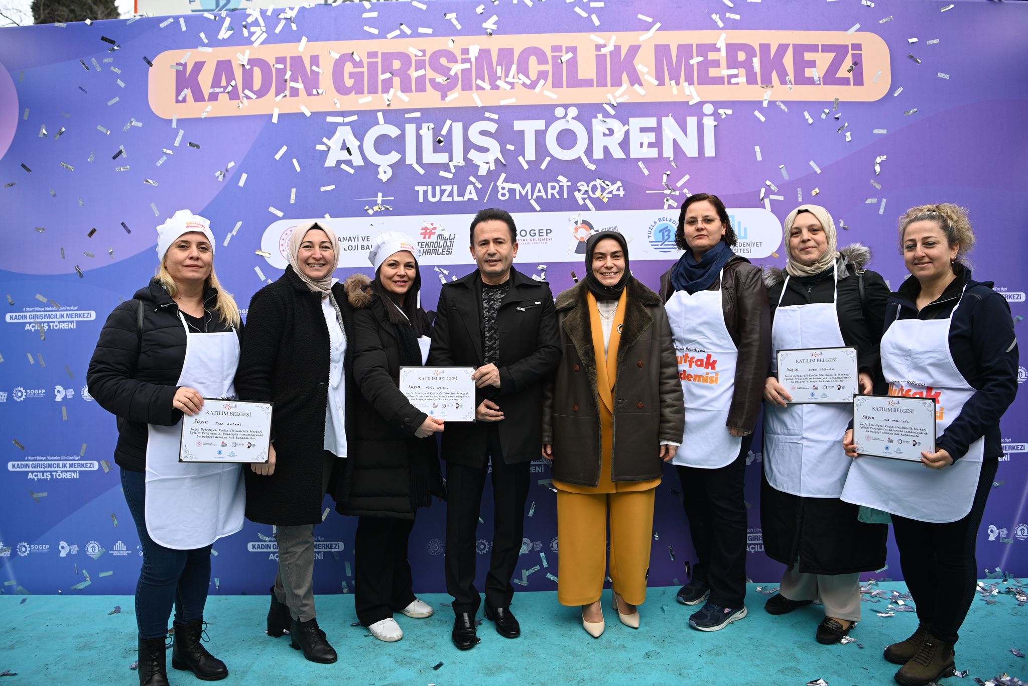 Tuzla Belediyesi Kadın Girişimcilik Merkezi 8 Mart Dünya Kadınlar Günü’nde açıldı