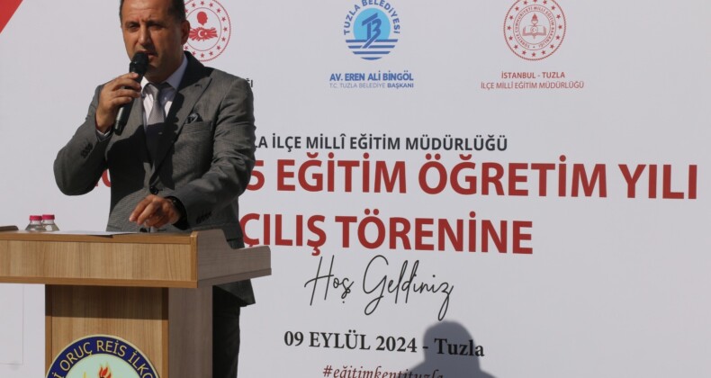 TUZLA’DA YENİ EĞİTİM ÖĞRETİM YILININ İLK ZİLİ ÇALDI