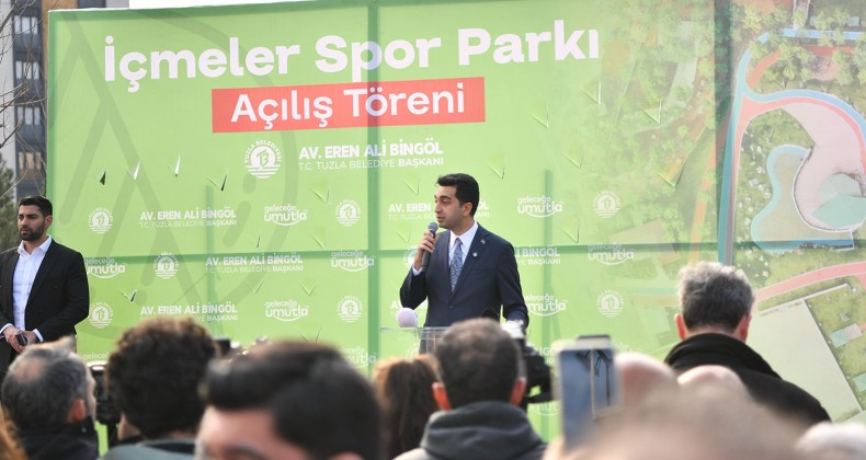 TUZLA’YA BİR YEŞİL ALAN DAHA: İÇMELER SPOR PARKI AÇILDI