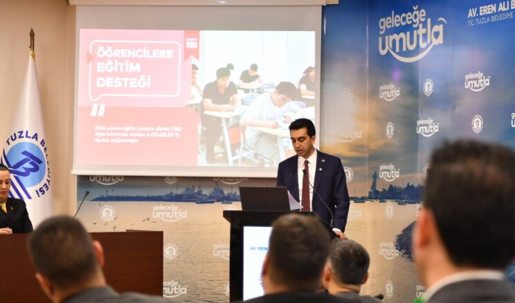 Tuzla Belediyesi 2024 Faaliyet Raporu oy çokluğuyla kabul edildi