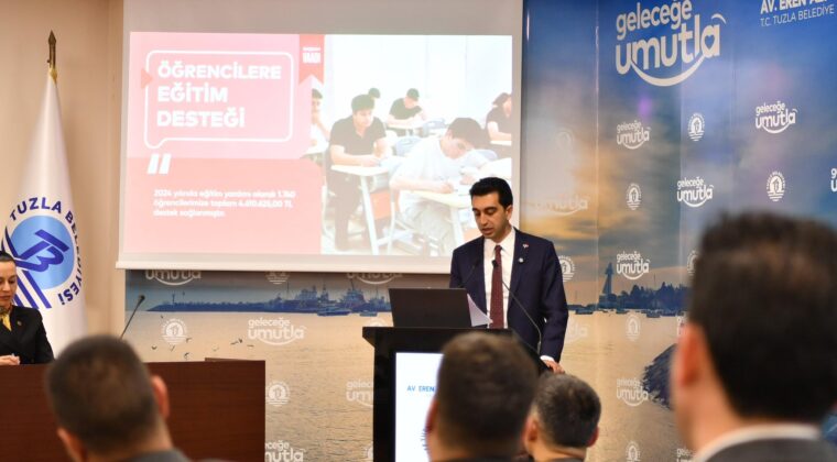 Tuzla Belediyesi 2024 Faaliyet Raporu oy çokluğuyla kabul edildi