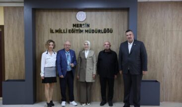 PROF. DR. OĞUZ ÖZYARAL MERSİN MİLLİ EĞİTİM MÜDÜRÜ FAZİLET DURMUŞ’U ZİYARET ETTİ