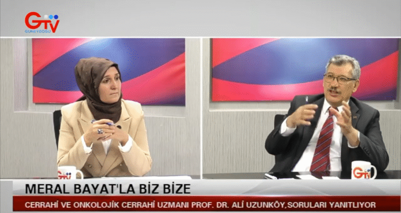 Prof. Dr. Ali Uzunköy, Güneydoğu Televizyonu’nda “Meral Bayat’la Biz Bize” Programının Konuğu Oldu