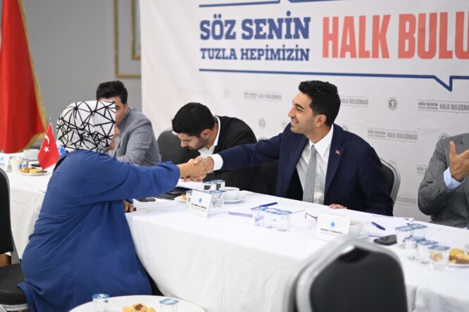 BAŞKAN EREN ALİ BİNGÖL, TUZLALILARLA BİR ARADA: HALK BULUŞMALARI DEVAM EDİYOR