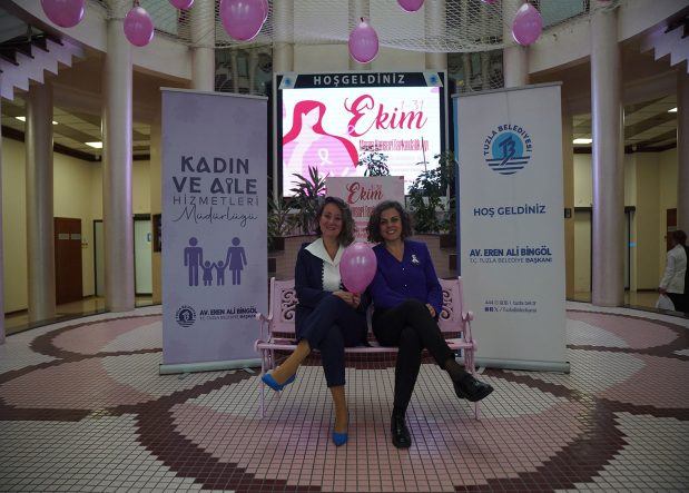 TUZLA BELEDİYESİ’NDEN MEME KANSERİ FARKINDALIĞINA ‘PEMBE DOKUNUŞ’