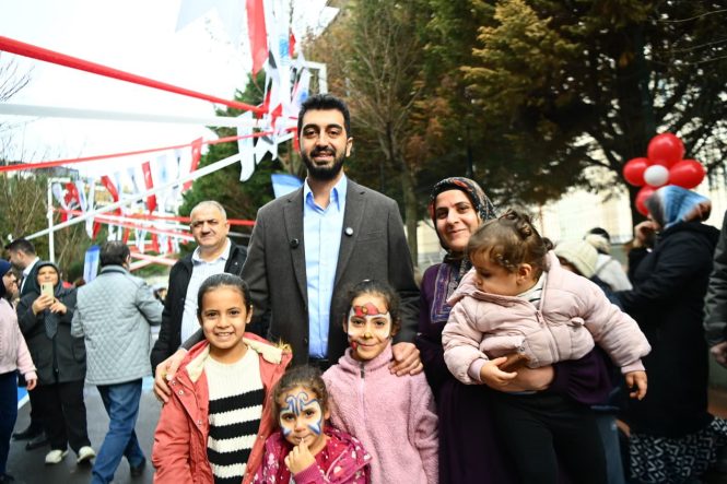 YENİ AÇILAN OYUN PARKI SOKAĞI YARIYIL ŞENLİĞİNDE ÇOCUKLARI BULUŞTURDU