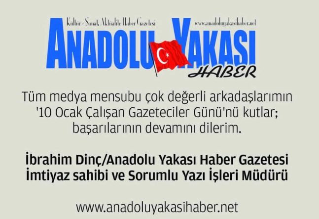 10 OCAK ÇALIŞAN GAZETECİLER GÜNÜ…