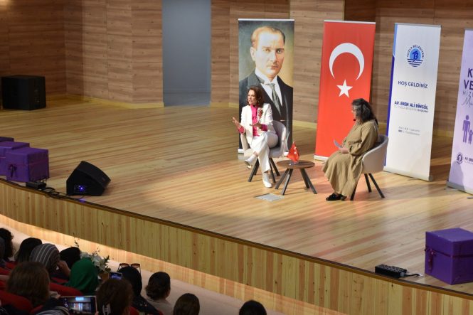 KADRİYE OLGAR 8 MART DÜNYA KADINLAR GÜNÜ KAPSAMINDA TUZLALILARLA BULUŞTU