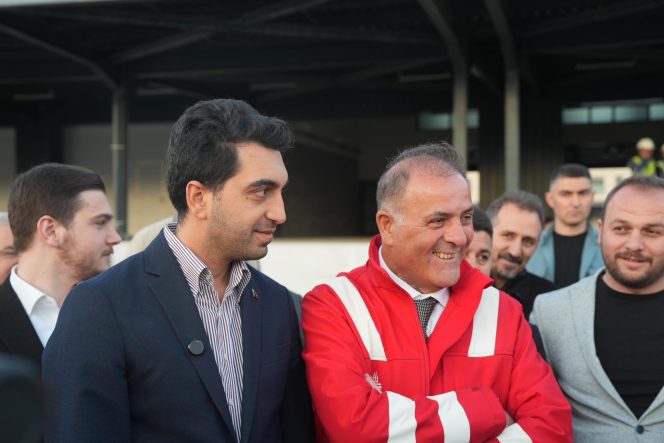 İBB BAŞKAN VEKİLİ ASLAN VE BAŞKAN BİNGÖL TUZLA’DAKİ YENİ HAL PROJESİNİ YERİNDE İNCELEDİ