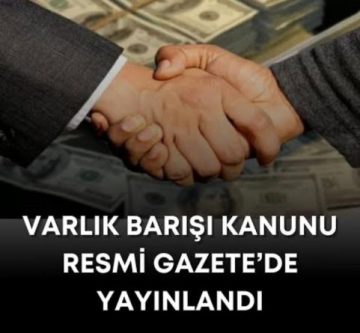Vergi Düzenlemelerini İçeren 7582 Sayılı Kanun Resmî Gazete’de Yayımlandı